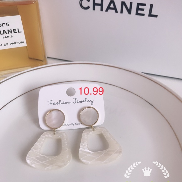 925 sliver earrings Korean style - Picture 4 of 7